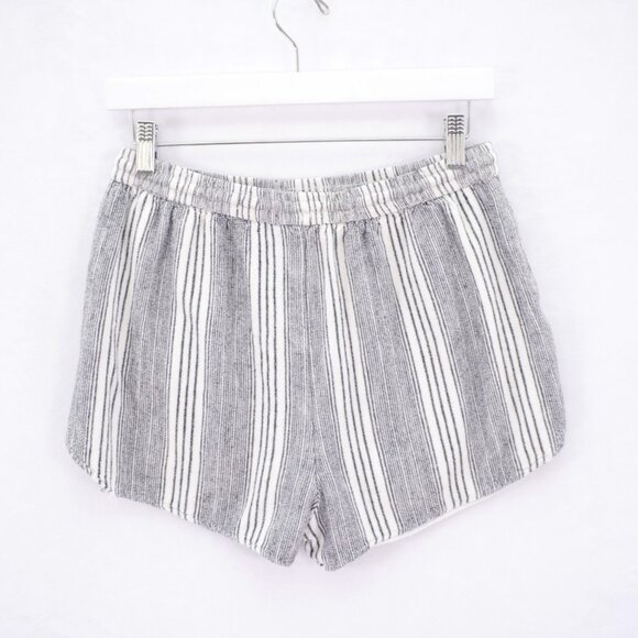 Hollister Medium Gray Shorts Viscose Linen Drawstring Lined 28 / 1.5 High Rise‎ - Picture 4 of 7